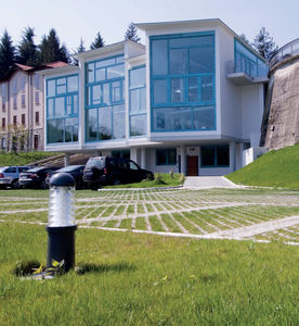 garden bollard light / contemporary / metal / LED