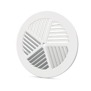 steel ventilation grill / square / round
