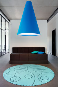 pendant lamp / contemporary / felt / halogen