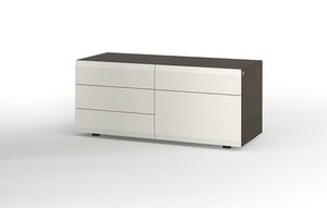 low filing cabinet / wood veneer