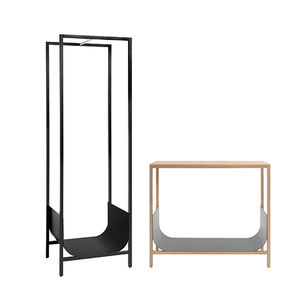 contemporary clothes rack / steel