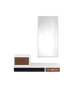 contemporary entryway cabinet / wall-mounted / wooden