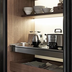 contemporary storage cabinet for kitchen