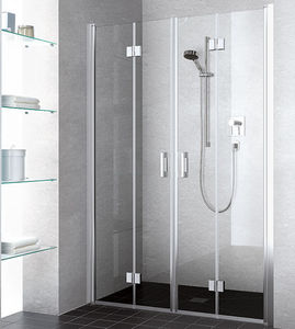 sliding shower screen / folding / for alcoves / corner
