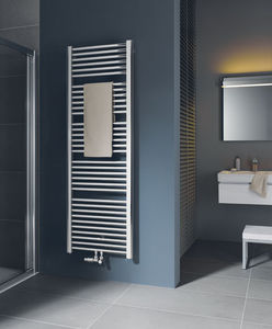 hot water towel radiator / electric / metal / contemporary