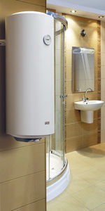 electric hot water tank / wall-mounted / residential / low-capacity
