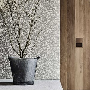 contemporary wallpaper / wooden / patterned