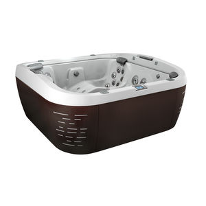 portable hot tub / square / 5-seater / 6-seater