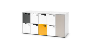 metal locker / combination / for public buildings / for offices