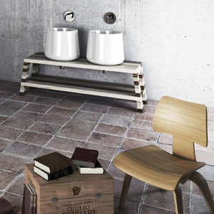 countertop washbasin / round / ceramic / contemporary