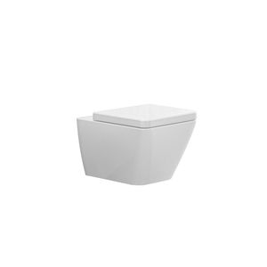 wall-hung toilet / ceramic