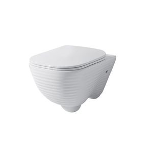 wall-hung toilet / ceramic
