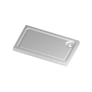 rectangular shower base / ceramic / non-slip