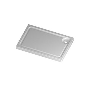 rectangular shower base / ceramic / non-slip