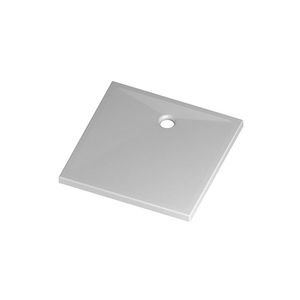 square shower base / ceramic / non-slip