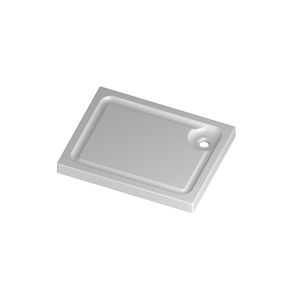 rectangular shower base / ceramic / non-slip