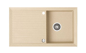 1-bowl kitchen sink / composite / with drainboard