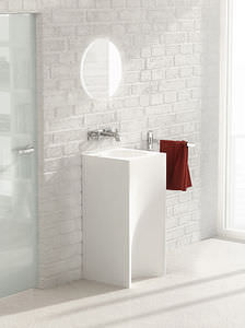 free-standing washbasin / other shapes / ceramic / original design