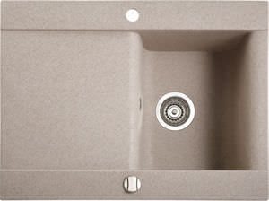 1-bowl kitchen sink / composite / with drainboard