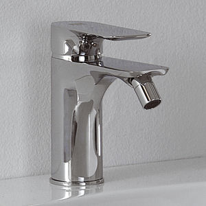 bidet mixer tap / chromed metal / bathroom / 1-hole