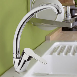 chrome-plated brass mixer tap / kitchen / 1-hole