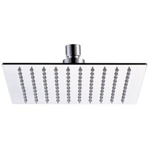 wall-mounted shower head / ceiling-mounted / square / rain