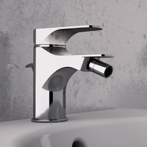 bidet mixer tap / chromed metal / bathroom / 1-hole