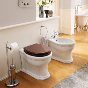 free-standing toilet / ceramic