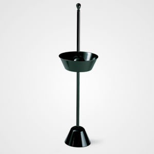 pedestal ashtray / steel / aluminum / polypropylene