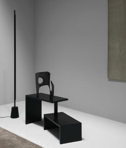 contemporary coffee table / wooden / steel / rectangular