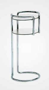 side table / contemporary / plastic / steel