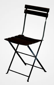 contemporary chair / folding / painted steel / nylon