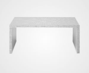 laminate desk / plastic / contemporary