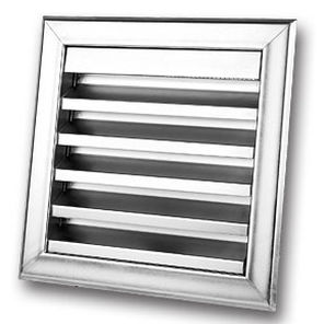 steel ventilation grill / square