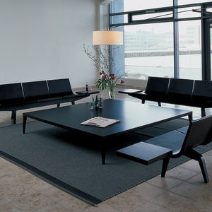 contemporary coffee table / beech / rectangular / commercial