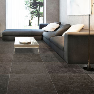 floor tile / porcelain stoneware / patterned / polished
