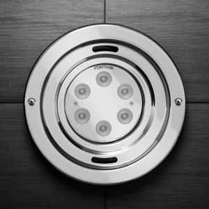 recessed light fixture / LED / round / pool