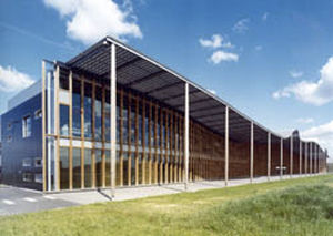 wooden pillar / glulam