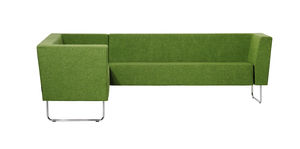 modular upholstered bench / contemporary / fabric / for public areas