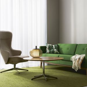 contemporary coffee table / marble / oak / laminate