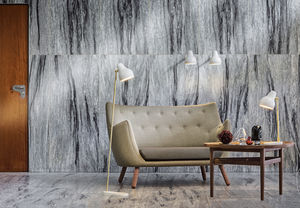 contemporary wall light / aluminum / brass / LED