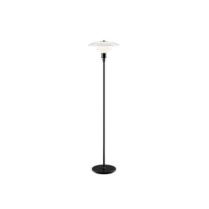 floor-standing lamp / contemporary / brass / chromed metal