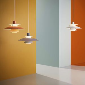 pendant lamp / contemporary / aluminum / white