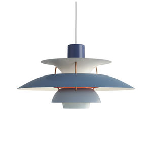 pendant lamp / contemporary / aluminum / white