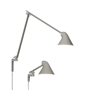 contemporary wall light / aluminum / LED / round