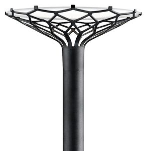 urban lamppost / contemporary / aluminum / glass