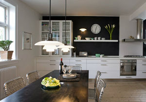 pendant lamp / contemporary / glass / brass