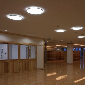contemporary ceiling light / round / glass / chromed metal