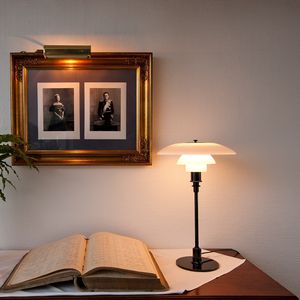 table lamp / contemporary / glass / chromed metal