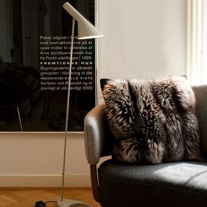 floor-standing lamp / contemporary / zinc / steel